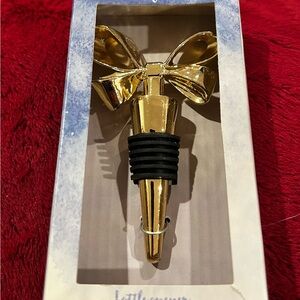 Gold Bow Wine Stopper